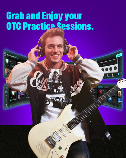 Enya Inspire 39" Smart E-Gitarre Carbon, 15W Lautsprecher, 20 Sounds, inkl. Tasche & Zubehör